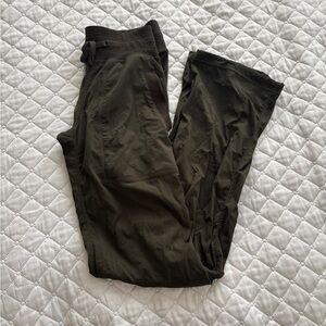 Lululemon dark/olive green dance studio pants